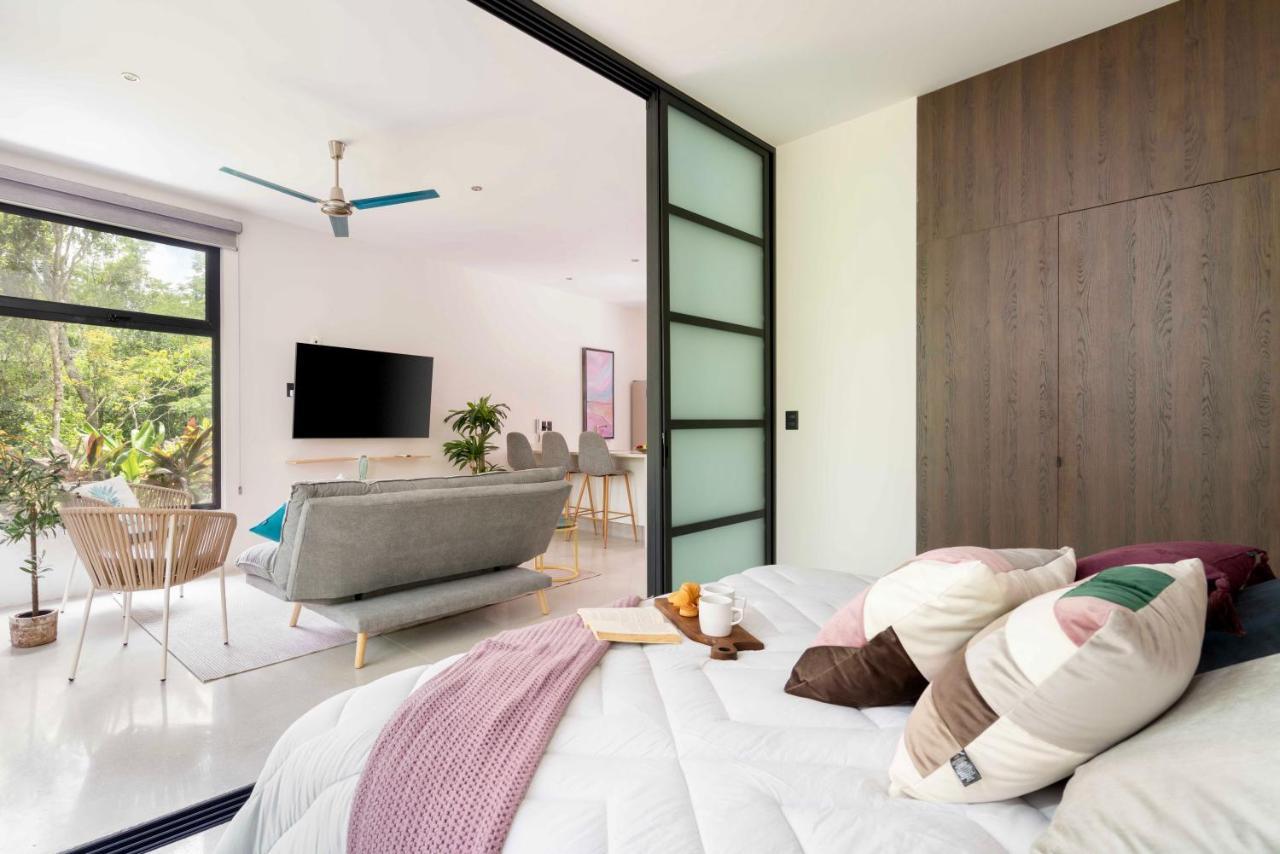 Stylish And Peaceful Jungle Studio At 525 Тулум Экстерьер фото